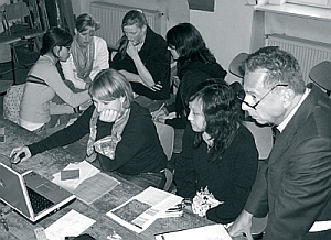 HTWK-Seminargruppe zu Flberg im Jahr 2007